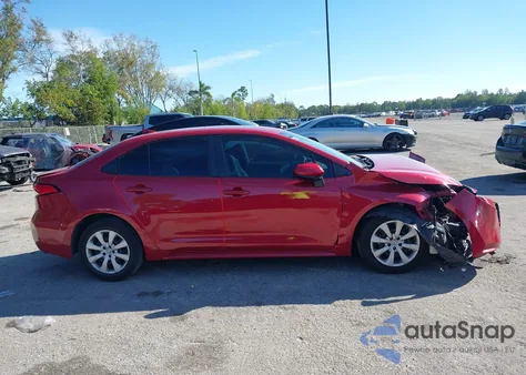 2020 Toyota Corolla Le z USA, uszkodzony, nr VIN 5YFEPRAE8LP072199